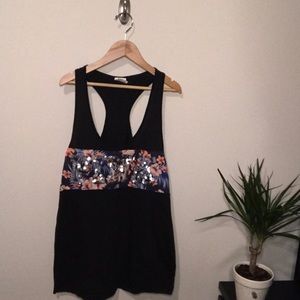 Floral Tank Top PINK Victorias Secret